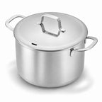 5-Ply Stainless Steel Stock Pot with Lid, 7-Qt